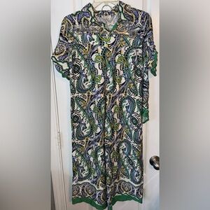 Haute Hippie EUC Women’s Paisley Print lounge Set